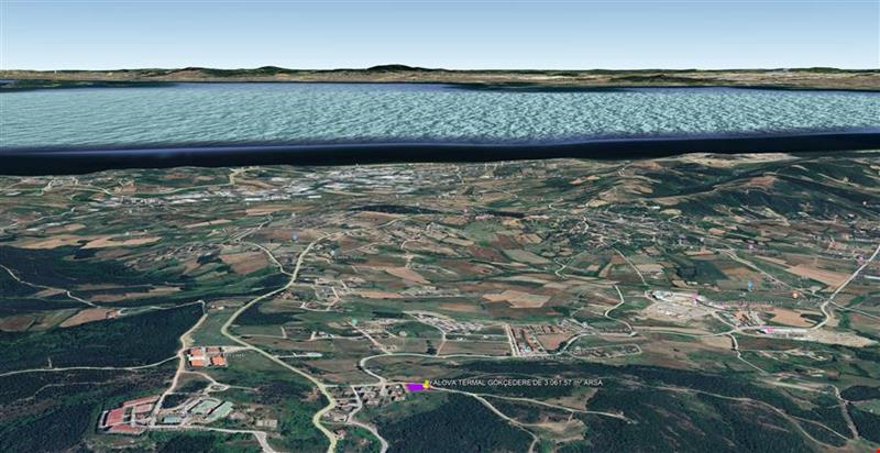 YALOVA İLİ TERMAL İLÇESİ GÖKÇEDERE'DE 3.061,57 m² ARSA