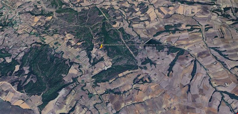 EDİRNE İLİ UZUNKÖPRÜ İLÇESİ KIRKKAVAK KÖYÜ1.500,00  m² TARLA