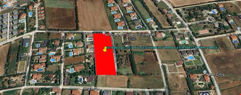 İSTANBUL İLİ SİLİVRİ İLÇESİ HÜRRİYET MAHALLESİ 6.494,13 M KARE ARSA