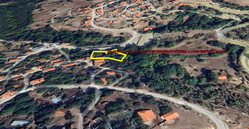 BALIKESİR İLİ HAVRAN İLÇESİ HÜSEYİNBEŞELER KÖYÜNDE 1.113,96 KERPİÇ EV BAHÇESİ
